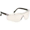 Single Piece Lens Wraparound Safety/Sun Glasses Clear Lens